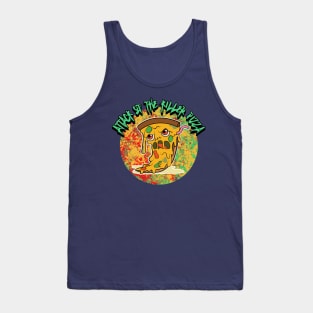 Attack Of The Killer Pizza Graphic Tank Top